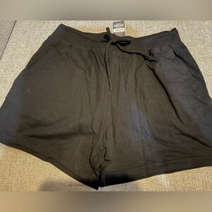 West Loop Black Knit Shorts